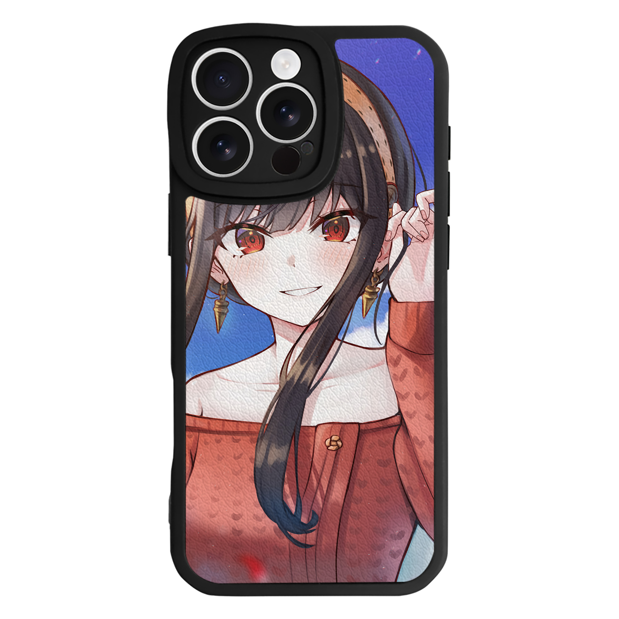 （画像用） SPY×FAMILY间谍家家酒 【iPhone 16シリーズ対応】シリコンスマホケース（レザー調） 材質：シリコン
